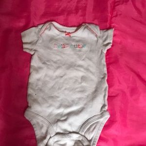 Baby white onesie